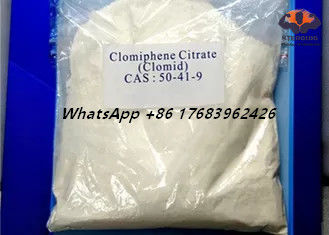 99% άσπρη κρυστάλλινη σκόνη CAS 50-41-9 αντι οιστρογόνου κιτρικού άλατος Clomiphene αγνότητας Clomid στεροειδών
